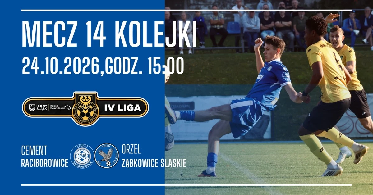 Cement Raciborowice vs Orzeł Ząbkowice Śląskie